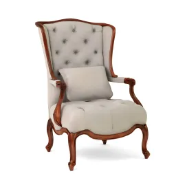 Wing backed chair